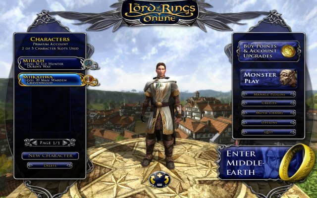 Character Select Screen