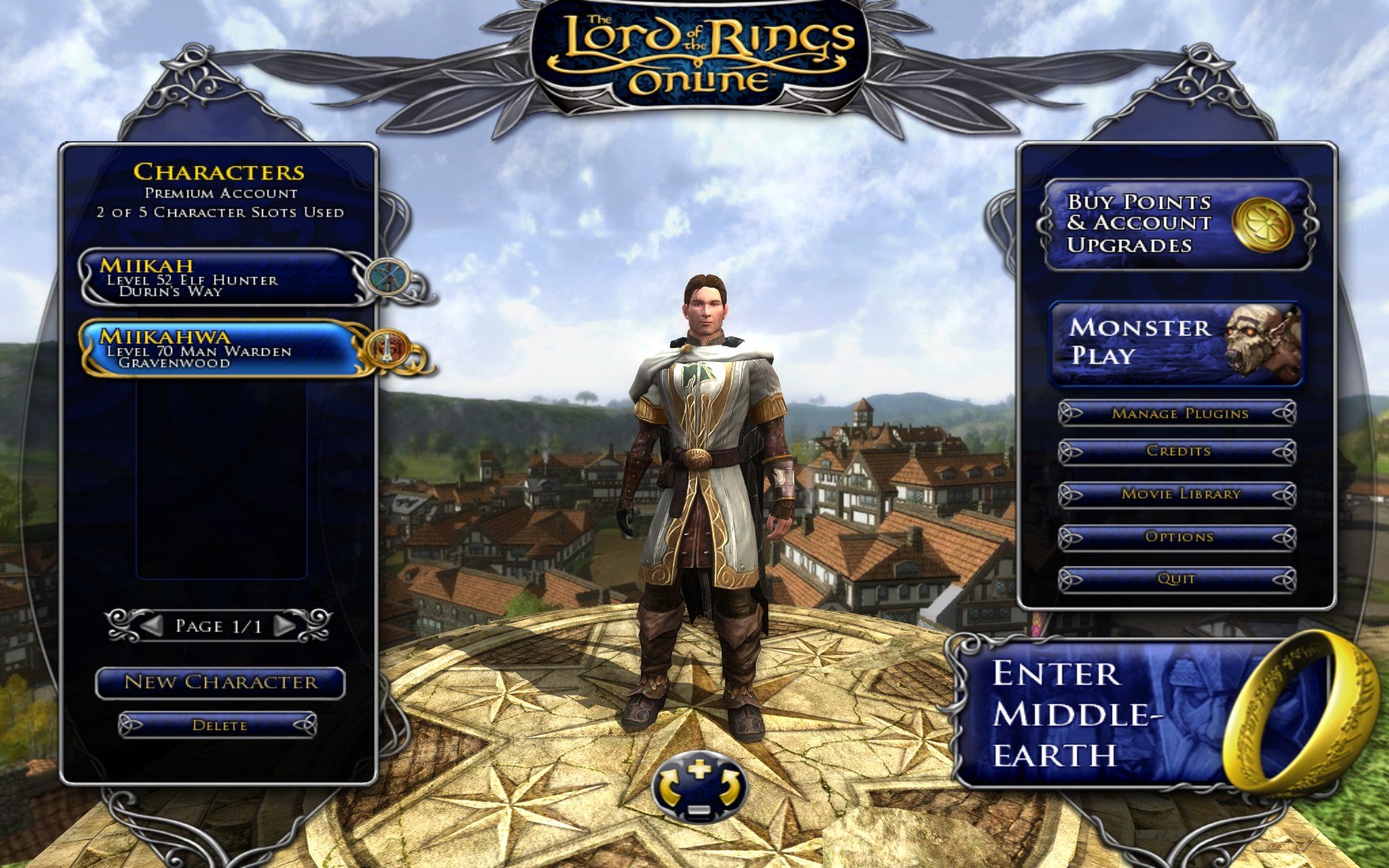 Character Select Screen