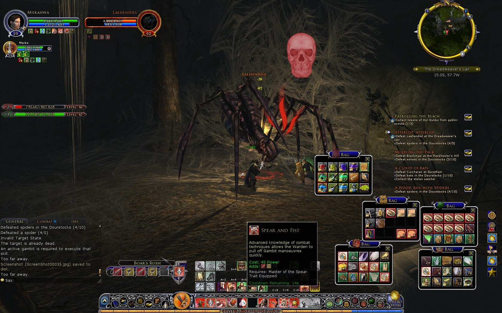 The Dreadweaver's Lair, Mirkwood