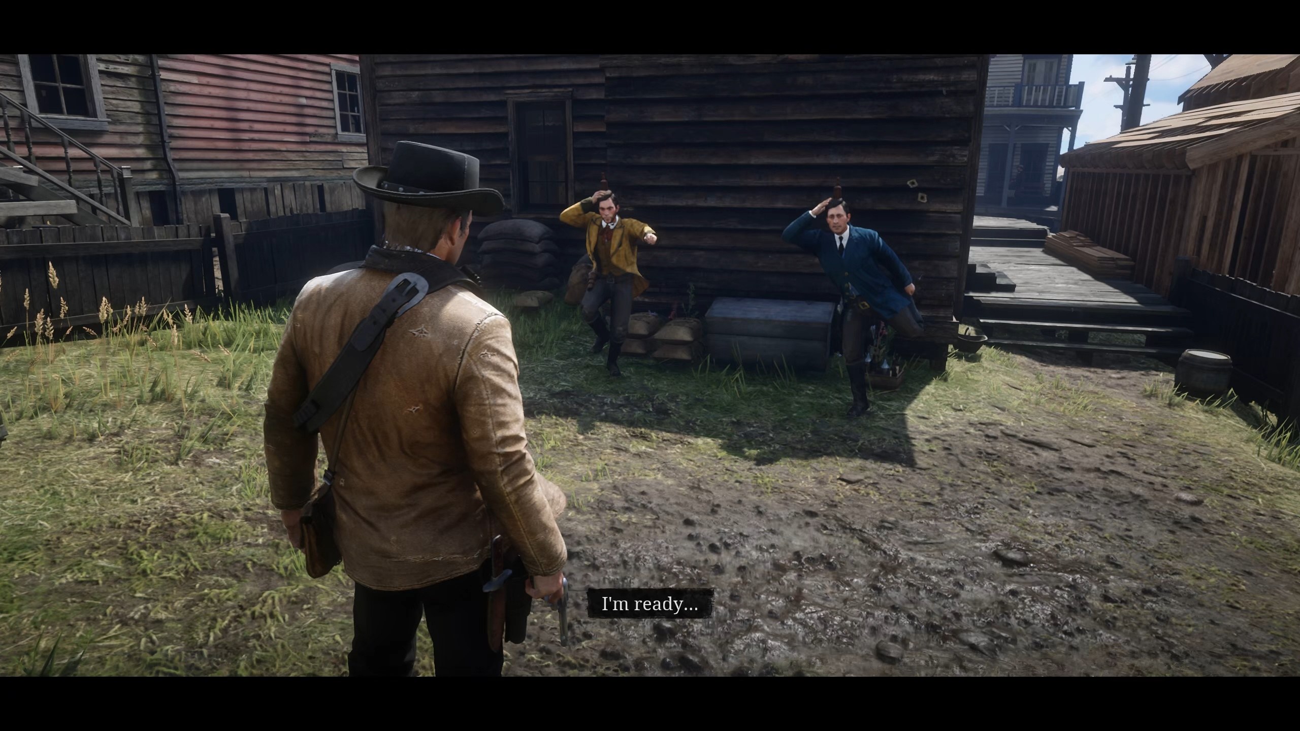 Arthur Shoots Bottles Off Proetus and Acrisius Heads