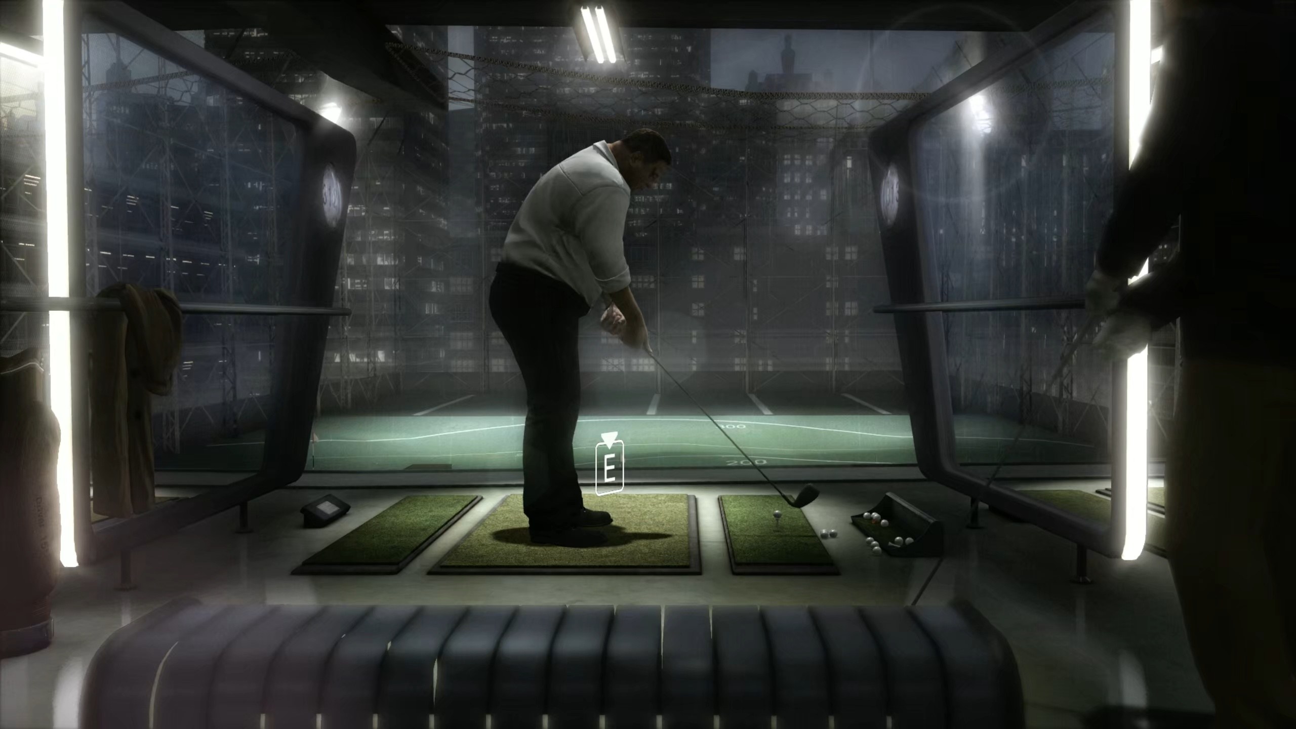 Scott Meets With Charles Kramer At A Driving Range