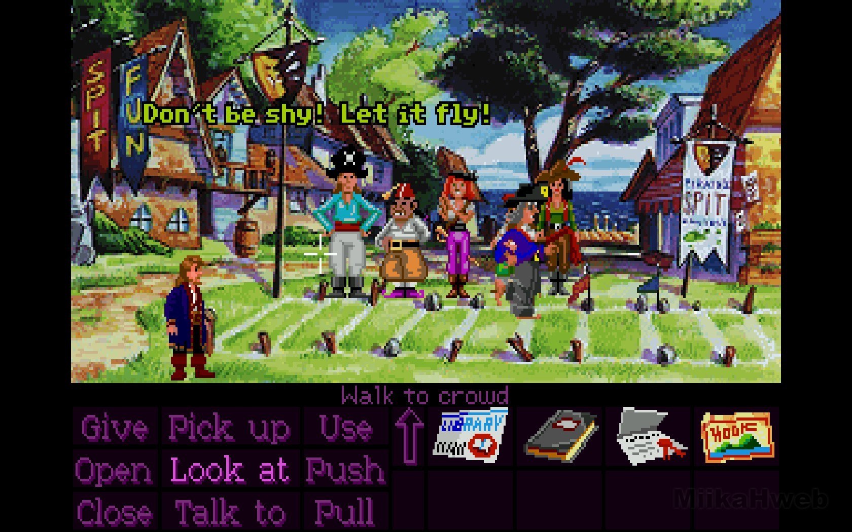 Booty Island Spitting Contest