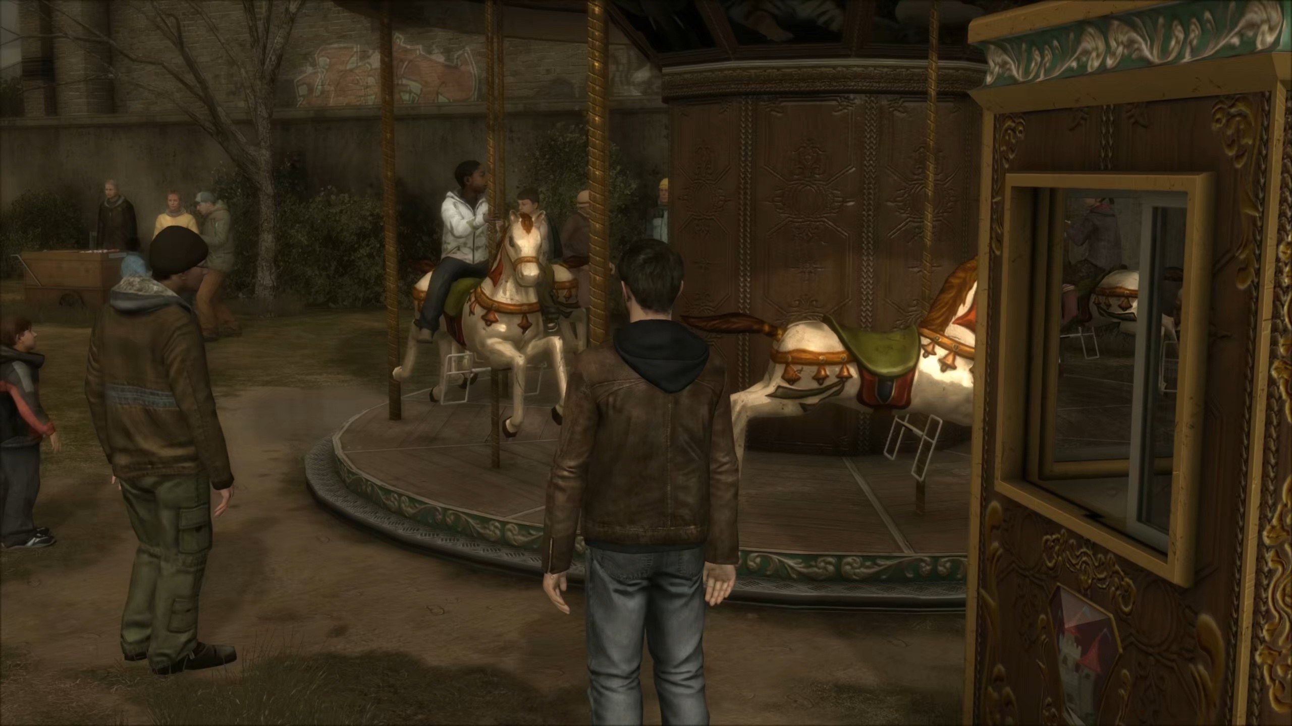 Ethan Watches Shaun Ride On The Carousel