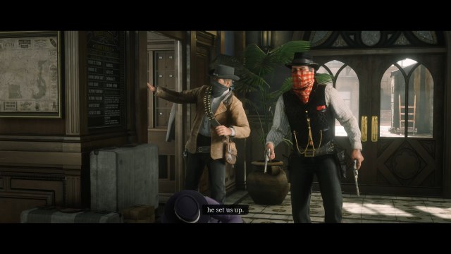 Arthur And Dutch Try To Rob Victory Street Station