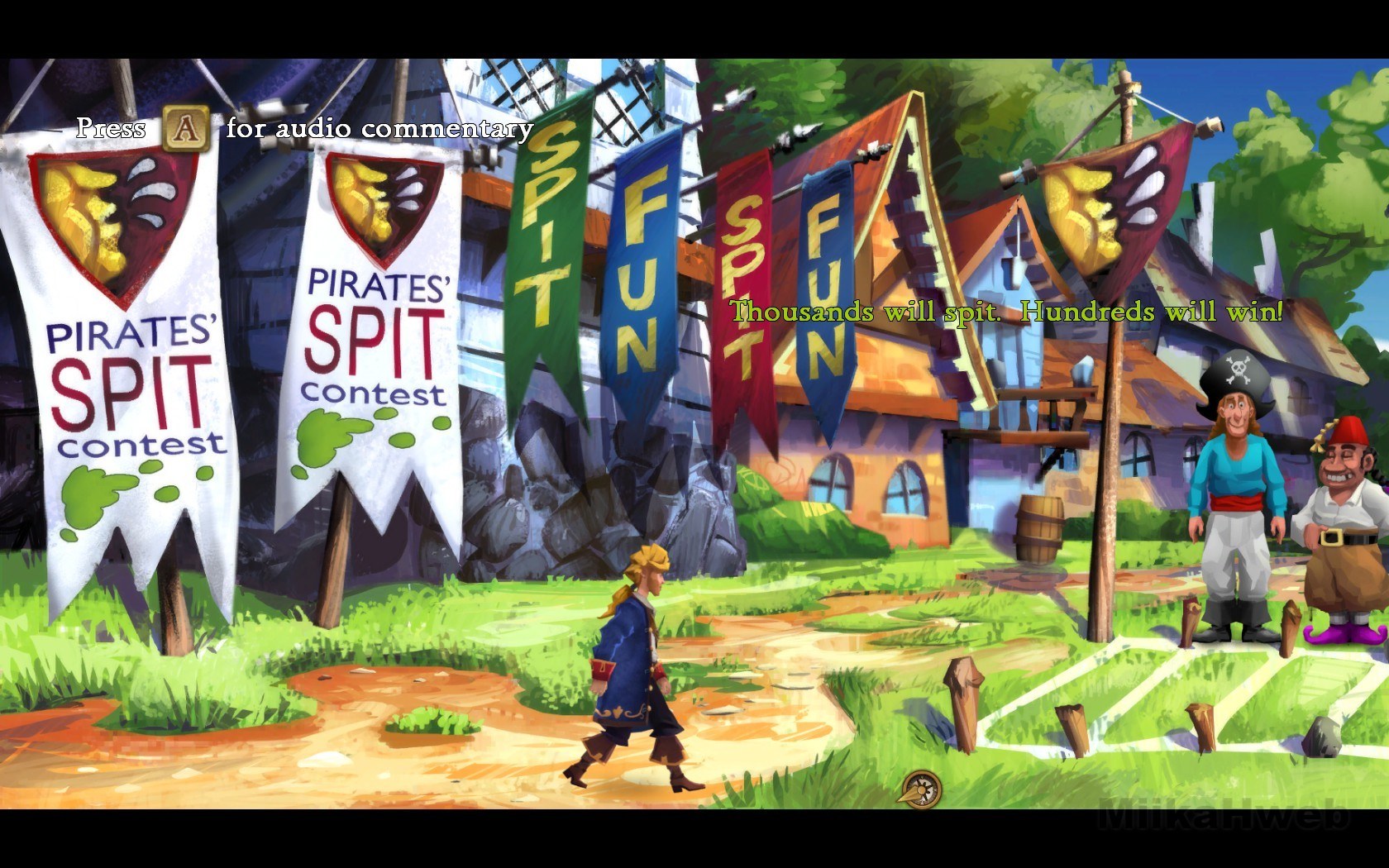 Booty Island Spitting Contest