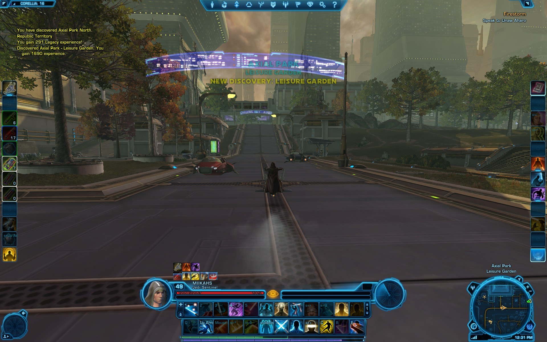 Jedi Sentinel, Corellia