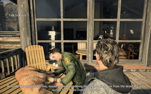 Rusty, Elderwood Visitor Center