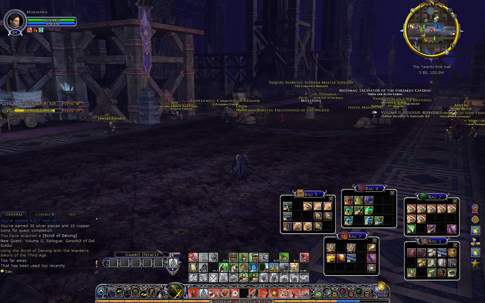 The Twenty-first Hall, Mines of Moria