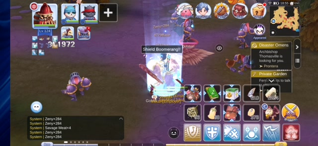 Royal Guard - Shield Boomerang Rune Testing