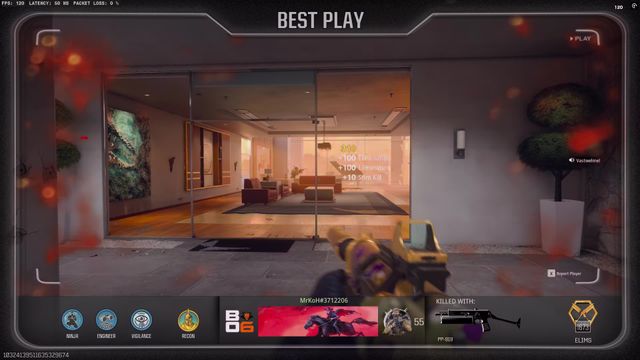 Best Play: MrKoH, 7 Kills - SMG