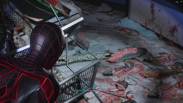 Miles Sees Peter's Symbiote Suit