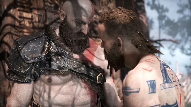 The Stranger Shows Up At Kratos' House
