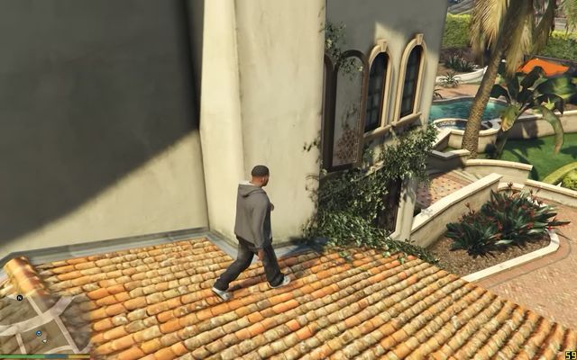 Franklin Steals Car From Michael's House