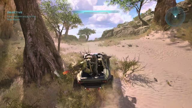 Driving Warthog On The Beach