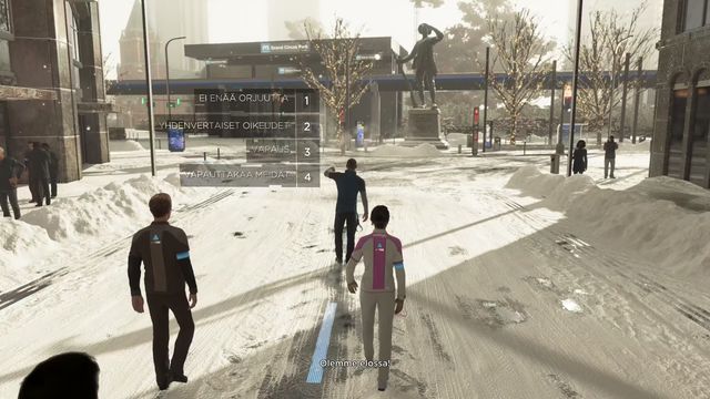 Markus' Peaceful Protest Fails