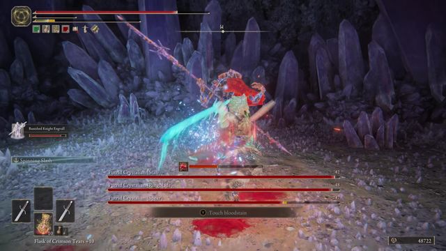 Putrid Crystalan Staff, Ringblade & Spear