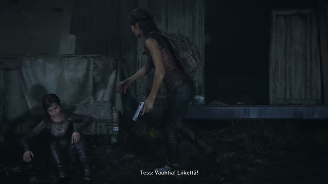 The Joel, Tess And Ellie Escape The Quarantine Zone